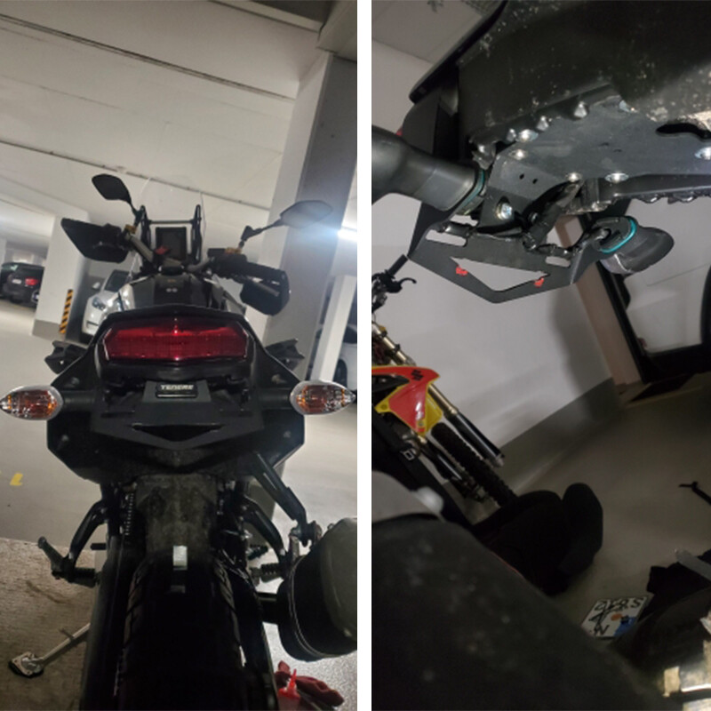 Nosač držača stražnje registarske pločice za motocikl sa laganim stražnjim urednim eliminatorom blatobrana za Yamahu Tenere 700 XT700Z Tenere700 2019-