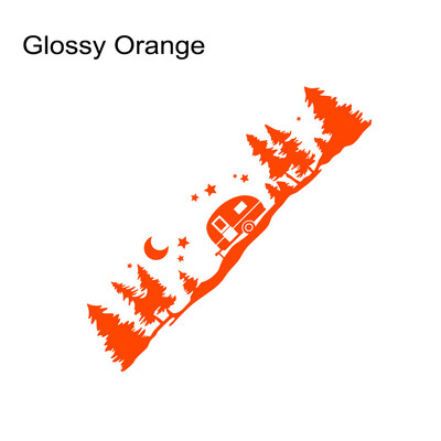 Αυτοκόλλητα γραφικών αυτοκινήτου για βουνό για τροχόσπιτο Horsebox Caravan RV Camper Van Διακοσμητικό αμάξωμα Αυτοκόλλητα βινυλίου Αξεσουάρ Auto Tuning