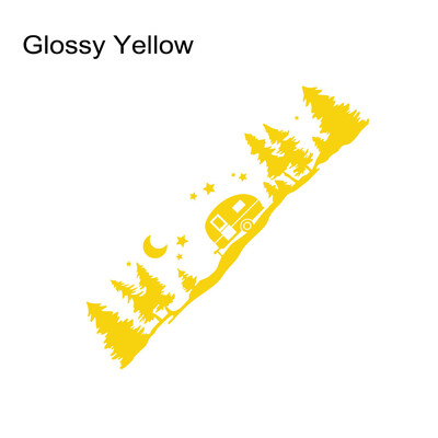 Αυτοκόλλητα γραφικών αυτοκινήτου για βουνό για τροχόσπιτο Horsebox Caravan RV Camper Van Διακοσμητικό αμάξωμα Αυτοκόλλητα βινυλίου Αξεσουάρ Auto Tuning