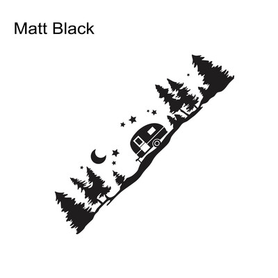 Αυτοκόλλητα γραφικών αυτοκινήτου για βουνό για τροχόσπιτο Horsebox Caravan RV Camper Van Διακοσμητικό αμάξωμα Αυτοκόλλητα βινυλίου Αξεσουάρ Auto Tuning