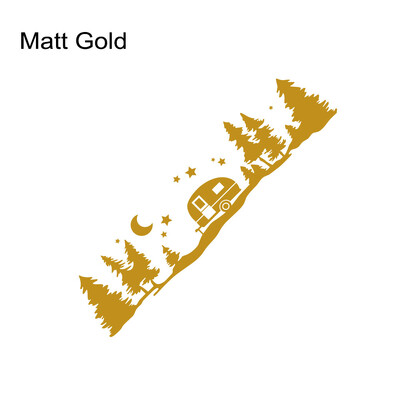 Αυτοκόλλητα γραφικών αυτοκινήτου για βουνό για τροχόσπιτο Horsebox Caravan RV Camper Van Διακοσμητικό αμάξωμα Αυτοκόλλητα βινυλίου Αξεσουάρ Auto Tuning