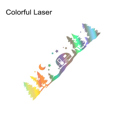 Αυτοκόλλητα γραφικών αυτοκινήτου για βουνό για τροχόσπιτο Horsebox Caravan RV Camper Van Διακοσμητικό αμάξωμα Αυτοκόλλητα βινυλίου Αξεσουάρ Auto Tuning