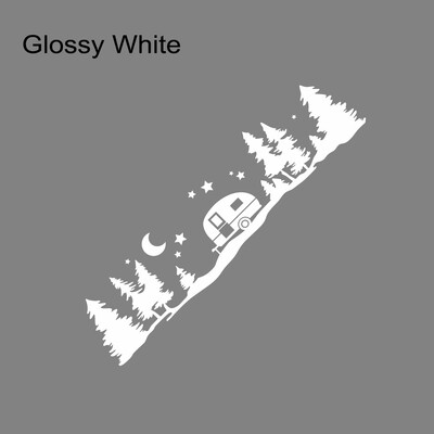 Αυτοκόλλητα γραφικών αυτοκινήτου για βουνό για τροχόσπιτο Horsebox Caravan RV Camper Van Διακοσμητικό αμάξωμα Αυτοκόλλητα βινυλίου Αξεσουάρ Auto Tuning