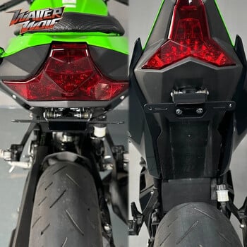 2018-2024 Z400 Z300 Z250 Tail Tidy Στήριγμα πινακίδας κυκλοφορίας Αναδιπλούμενη βάση εγγραφής για Kawasaki Ninja 250 400 EX400 EX250