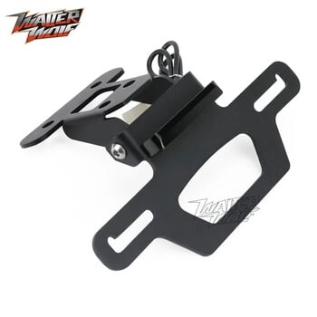 2018-2024 Z400 Z300 Z250 Tail Tidy Στήριγμα πινακίδας κυκλοφορίας Αναδιπλούμενη βάση εγγραφής για Kawasaki Ninja 250 400 EX400 EX250