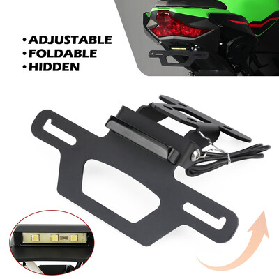 2018-2024 Z400 Z300 Z250 Tail Tidy Nosač registarske pločice Sklopivi držač registracije za Kawasaki Ninja 250 400 EX400 EX250