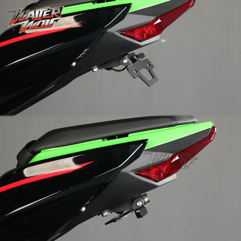 2018-2024 Z400 Z300 Z250 Tail Tidy Nosač registarske pločice Sklopivi držač registracije za Kawasaki Ninja 250 400 EX400 EX250