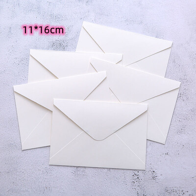 20τμχ 16x11cm Χάρτινοι Φάκελοι Προσκλητήρια Γάμου Δώρο Καρτ ποστάλ Αποθήκευση Χαρτικά Μαύρο Λευκό Krafts Χρώμα