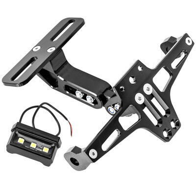 PENTRU APRILIA RS125 1996-2010 2009 2008 2007 06 Accesorii motociclete Suport plăcuță de înmatriculare Suport LED Lumină