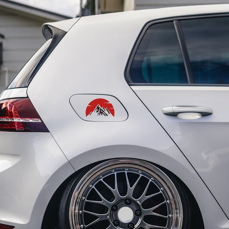 JDM τροποποιημένο διακοσμητικό Sun Sticker Notebook Water Bottle Car Van SUV μοτοσυκλέτα Windows Cup Toolbox κιθάρα σκούτερ εξατομικευμένο