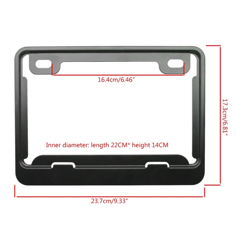 Cadre pentru plăcuțe de înmatriculare pentru motociclete Suport pentru plăcuțe de înmatriculare universal din aluminiu Suport pentru plăcuțe de înmatriculare Cadru capac pentru plăcuțe de înmatriculare