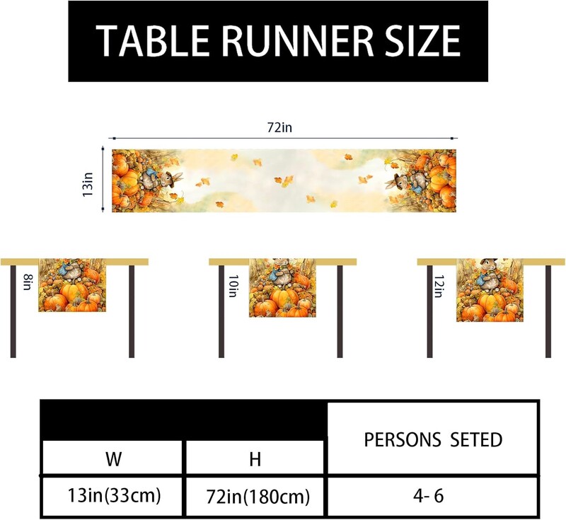 Akvarelė, moliūgų lapai, rudeniniai skalbiniai, stalo bėgikai, šalikai, rudens padėkos derliaus nuėmimo dienos virtuvės šventės, vestuvių vakarėlio dekoracijos