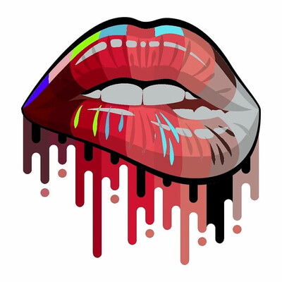 Αστεία κόκκινα χείλη Bullet Αυτοκόλλητο αυτοκινήτου Δημιουργικός προφυλακτήρας παραθύρου Βαλίτσα φορητού υπολογιστή Αυτοκόλλητο βινυλίου διακοσμητικό αδιάβροχο αξεσουάρ PVC