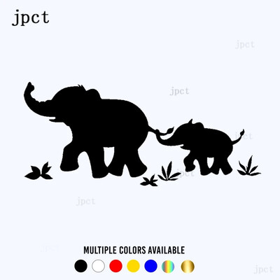 JP Autómatrica stancolt elefánt anya baba autó lökhárító ablak laptop vízálló vinil matrica 20cmx8 különböző méretekben/színekben 8cm