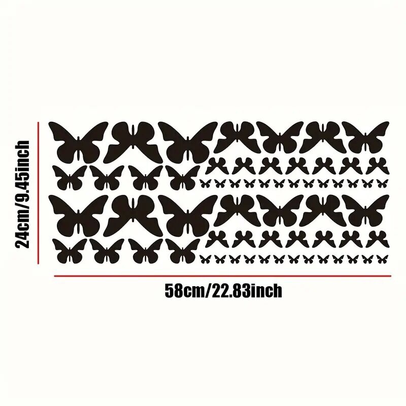 Set de 62 de bucăți drăguț și frumos autocolante laterale pentru mașină, autocolante din vinil pentru bara de protecție a mașinii pentru fete și doamne