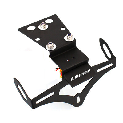 Скоба за държач за регистрационен номер на мотоциклет Рамка за опашка Подреден калник Елиминатор за Honda CB650F CBR650F 2014 2015 2016 2017 2018