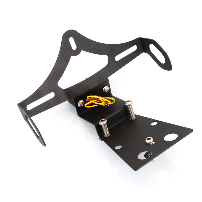 Скоба за държач за регистрационен номер на мотоциклет Рамка за опашка Подреден калник Елиминатор за Honda CB650F CBR650F 2014 2015 2016 2017 2018