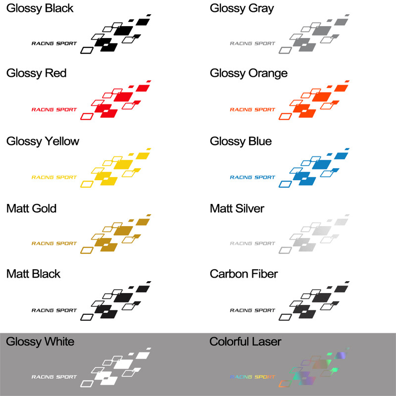 Naljepnica za rešetke za utrke automobila za Volkswagen-POLO Golf CC GTI-R LINE-R WRC-TSI Dekoracija bočnih vrata karoserije automobila Vinilna naljepnica DIY naljepnica