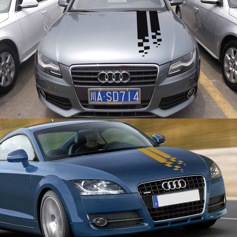 Univerzalne naljepnice poklopca haube automobila Auto utrke Sport DIY Styling Poklopac motora Vinilne folije Naljepnice Dodaci za ugađanje Prikladni za sve modele