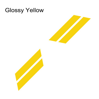 Automobilio dvigubo strypo gaubto sparno maišos žymėjimo pusė, skirta Ford Mustang GT500 GT350 GT auto grafikos juostoms sportinio vinilo dekoro lipdukų rinkinys