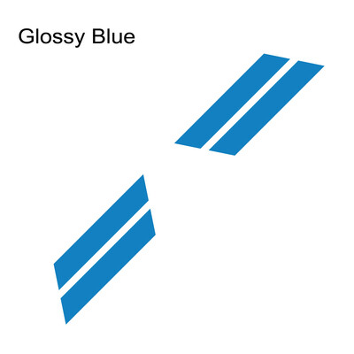 Automobilio dvigubo strypo gaubto sparno maišos žymėjimo pusė, skirta Ford Mustang GT500 GT350 GT auto grafikos juostoms sportinio vinilo dekoro lipdukų rinkinys