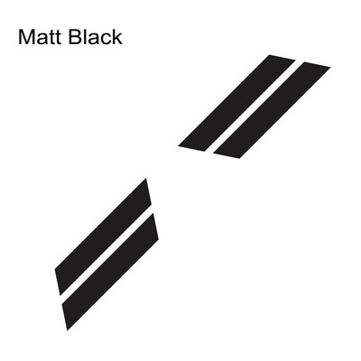 Automobilio dvigubo strypo gaubto sparno maišos žymėjimo pusė, skirta Ford Mustang GT500 GT350 GT auto grafikos juostoms sportinio vinilo dekoro lipdukų rinkinys