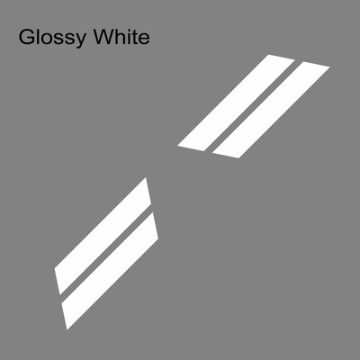 Automobilio dvigubo strypo gaubto sparno maišos žymėjimo pusė, skirta Ford Mustang GT500 GT350 GT auto grafikos juostoms sportinio vinilo dekoro lipdukų rinkinys