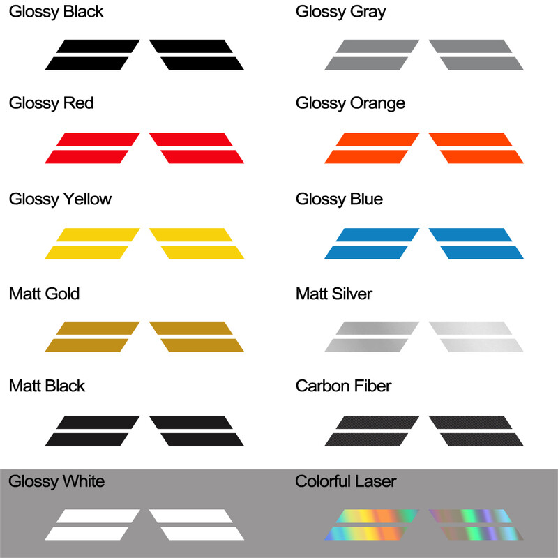 Automobilio dvigubo strypo gaubto sparno maišos žymėjimo pusė, skirta Ford Mustang GT500 GT350 GT auto grafikos juostoms sportinio vinilo dekoro lipdukų rinkinys