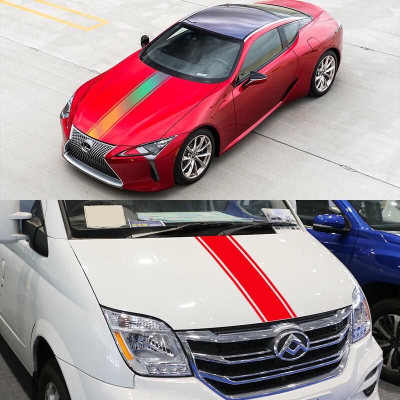 Različite veličine Univerzalne bočne naljepnice poklopca haube automobila za modnu grafiku Dodaci za automatsko ugađanje Naljepnice s vinilnim filmom