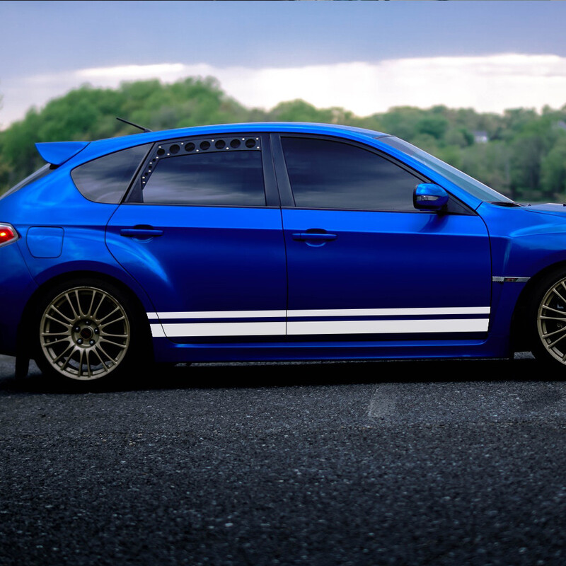 2 vnt Universalus automobilio šoninio kėbulo juosmens linijos lipdukas Automobilių priedai, skirti Suzuki Volvo Tesla Skoda VW Volkswagen Smart Seat Subaru