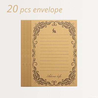 5db Vintage ajándékpapír boríték író levélpapír pecsétmatricákkal képeslap üdvözlőlap esküvői meghívóhoz