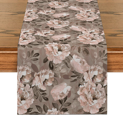 Tinta és virág Asztalfutó Konyha Étkező Dekoráció Asztalfutók Ünnepi dekorációk Szobadekoráció