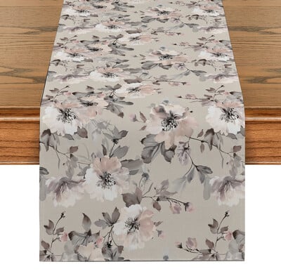 Tinta és virág Asztalfutó Konyha Étkező Dekoráció Asztalfutók Ünnepi dekorációk Szobadekoráció