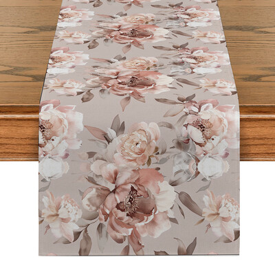 Tinta és virág Asztalfutó Konyha Étkező Dekoráció Asztalfutók Ünnepi dekorációk Szobadekoráció