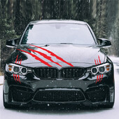 Autóstílus Ghost Claw Karccsíkos Jelek Fényszórómatrica Vinil Matrica Auto Body Dekor Matricák PVC Faragás Vinil Matrica