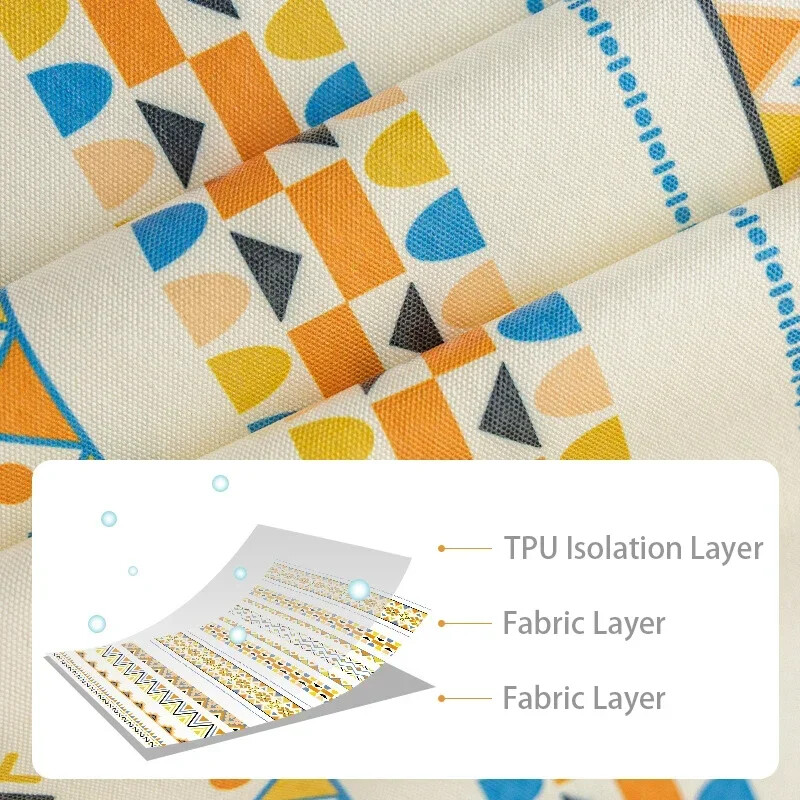 Bohemian Tassels terítő Vízálló és olajálló terítő Mosható terítő Teaasztal étkezőasztal dekoráció