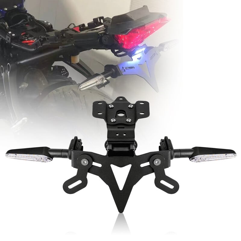 Za Yamahu MT-07 MT 07 FZ-07 MT07 2013-2023 2014 2018 Motociklistički držač registarske pločice Nosač za registraciju eliminatora blatobrana