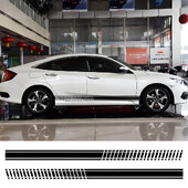 Autocolant universal pentru caroserie, cu dungi lungi, accesorii auto pentru Suzuki Volvo Tesla Skoda VW Volkswagen Smart Seat Subaru Toyota