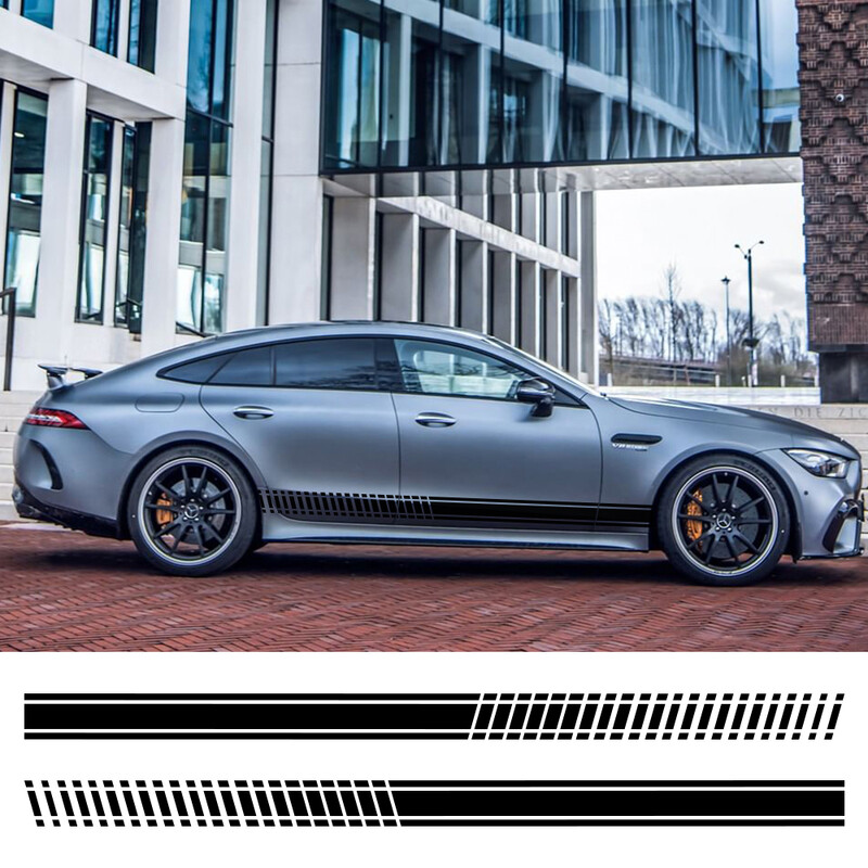 Autocolant universal pentru caroserie, cu dungi lungi, accesorii auto pentru Suzuki Volvo Tesla Skoda VW Volkswagen Smart Seat Subaru Toyota