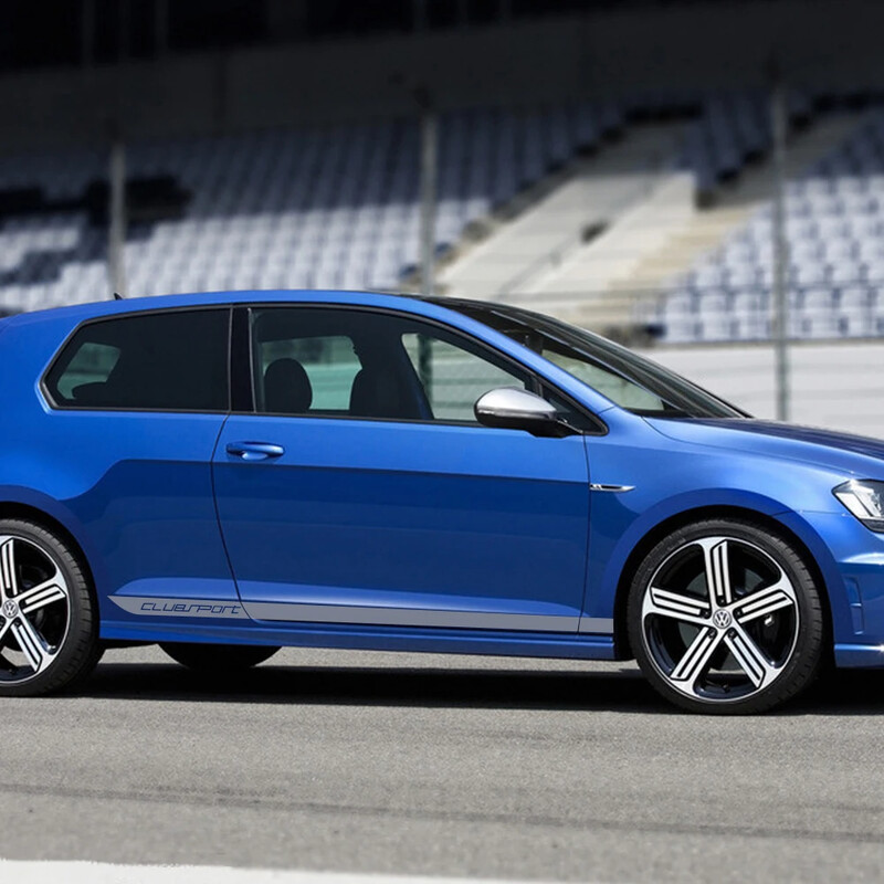 Za Volkswagen VW Golf 7 5 4 3 6 2 1 MK7 MK5 MK2 MK6 MK4 MK1 MK3 GTI 2PCS/Set Bočna grafika vrata automobila Vinilne naljepnice Dodatna oprema