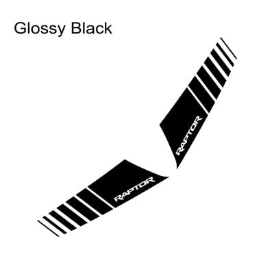 2 DB autó motorháztető fedő grafikus vinil matricák Ford Ranger Raptor F150 F-150 2015-2018 Pickup Auto motorháztető díszítő kiegészítőkhöz