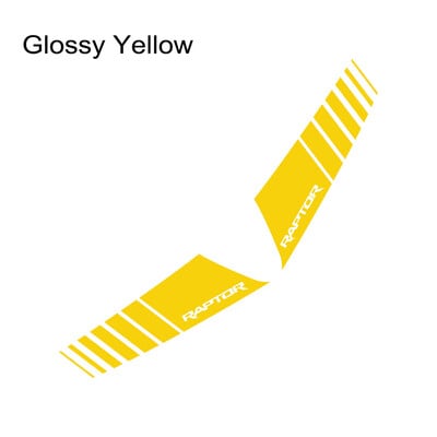 2 DB autó motorháztető fedő grafikus vinil matricák Ford Ranger Raptor F150 F-150 2015-2018 Pickup Auto motorháztető díszítő kiegészítőkhöz