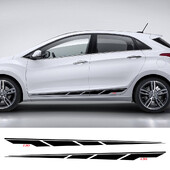 Za Hyundai I30 I 30 N Line 30n Sedan GT Auto Naljepnica Bočna grafika na vratima Sportske pruge Dekoracija Naljepnica Tuning Accessories