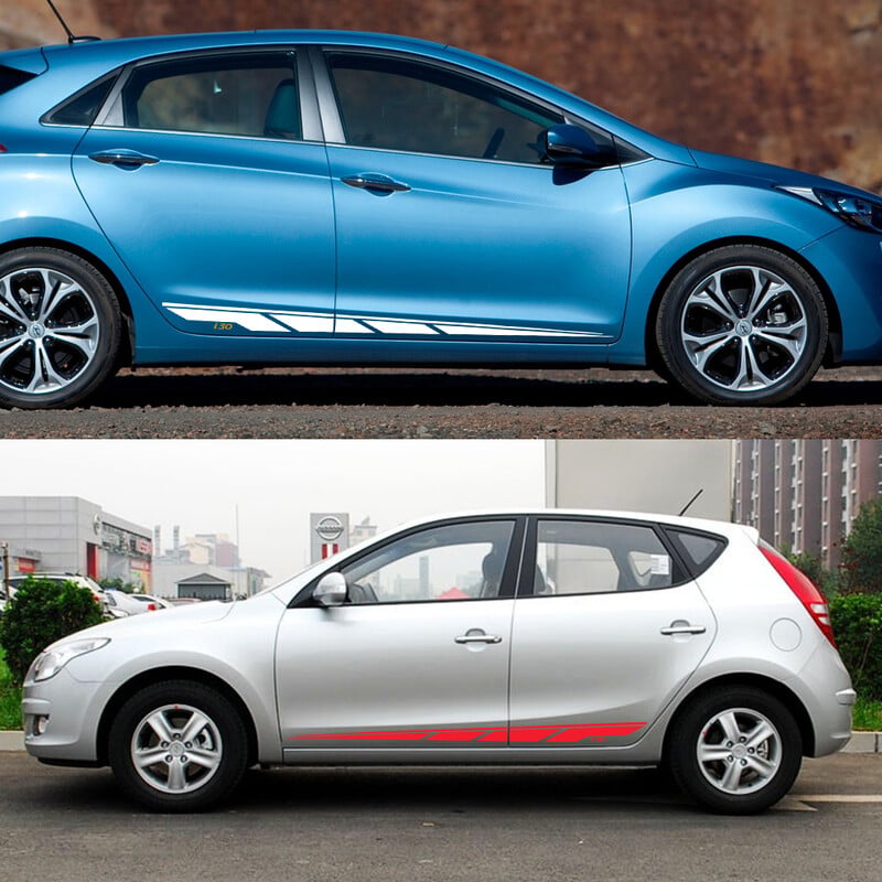 Za Hyundai I30 I 30 N Line 30n Sedan GT Auto Naljepnica Bočna grafika na vratima Sportske pruge Dekoracija Naljepnica Tuning Accessories