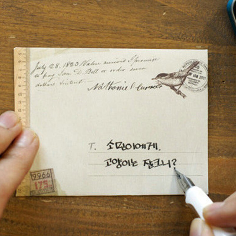 48 gab. Eidi Aploksnes Papīrs Retro Mini Biznesa Aploksnes Praktiska Uzglabāšana Small Vintage