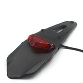 1 KOM Motocikl univerzalna 12 V LED stražnja svjetla kočnica sa stražnjim blatobranom držač nosača registarske pločice za enduro terenski bicikl
