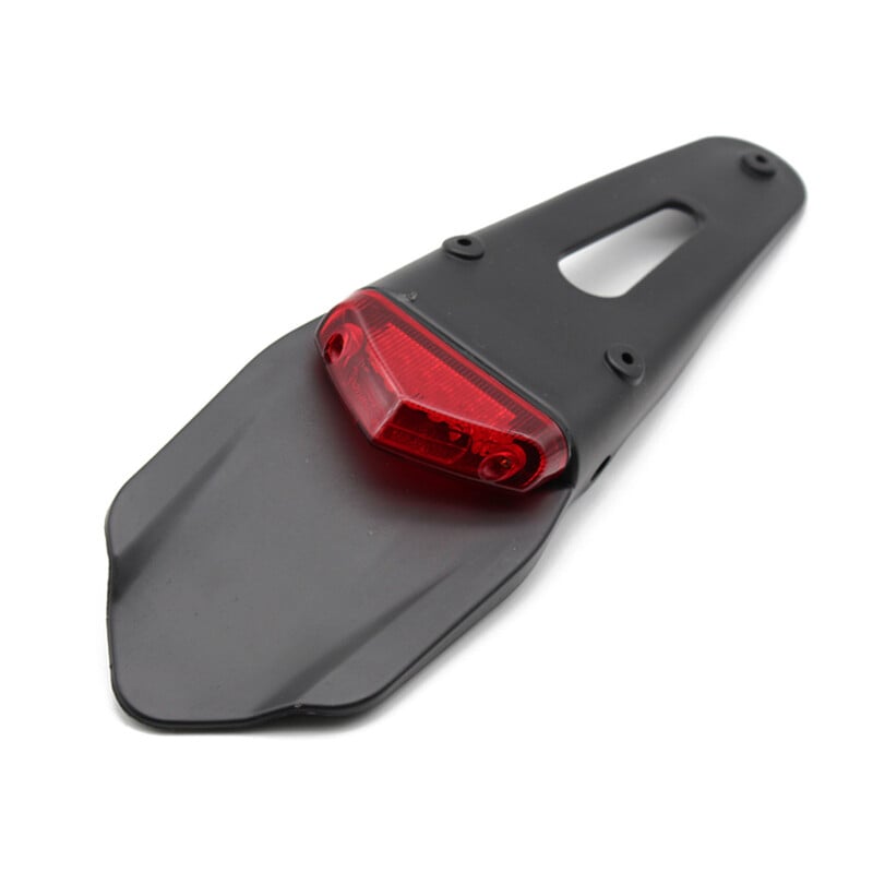 1 KOM Motocikl univerzalna 12 V LED stražnja svjetla kočnica sa stražnjim blatobranom držač nosača registarske pločice za enduro terenski bicikl
