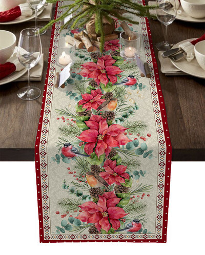 Crăciun, iarnă, eucalipt, pânză de masă, piesă centrală de nuntă pentru măsuță de cafea