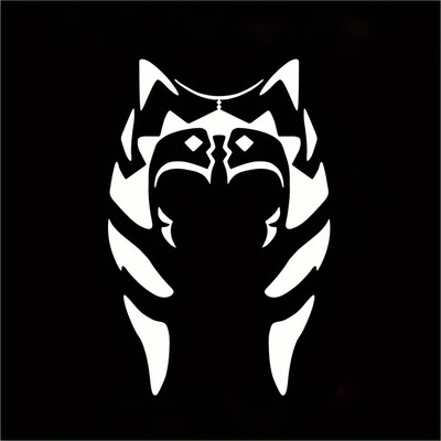 Ahsoka Tano matricák autóablak lökhárító dekorációhoz Star Wars Mandalorian Rebels járműve laptopja bögre dekorációjához