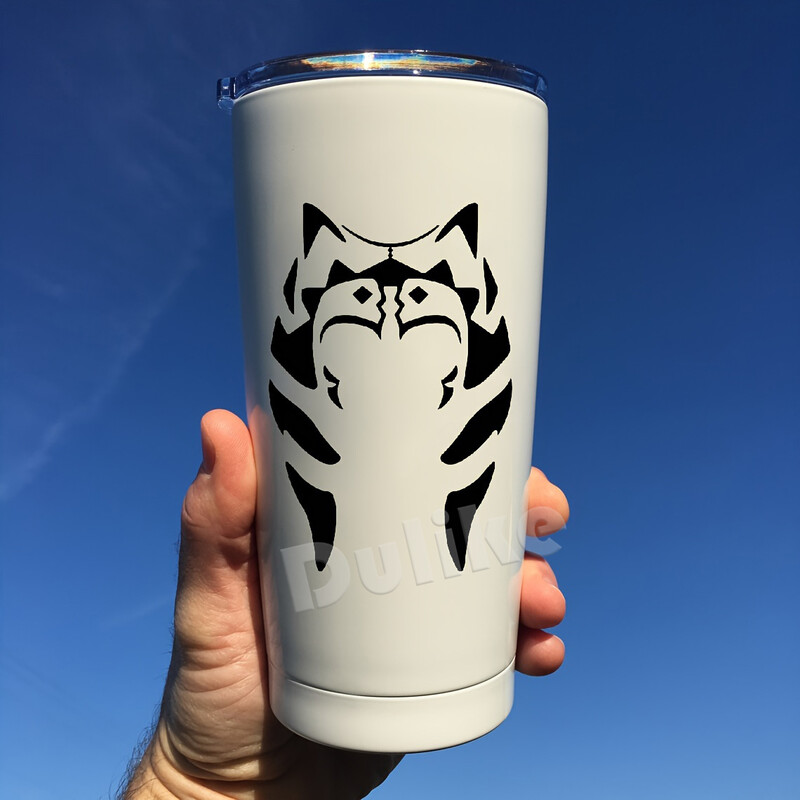 Ahsoka Tano matricák autóablak lökhárító dekorációhoz Star Wars Mandalorian Rebels járműve laptopja bögre dekorációjához